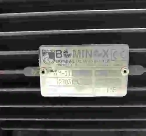 9. 3 MOTORES DE 1 CV CON BOMBA BOMINOX DE ACERO INOXIDABLE
