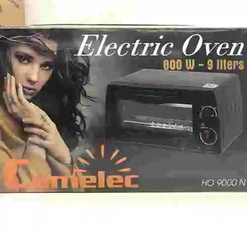 7. LOTE 8 HORNOS COMELEC HO-9000N Negro , Capacidad 9/Litros