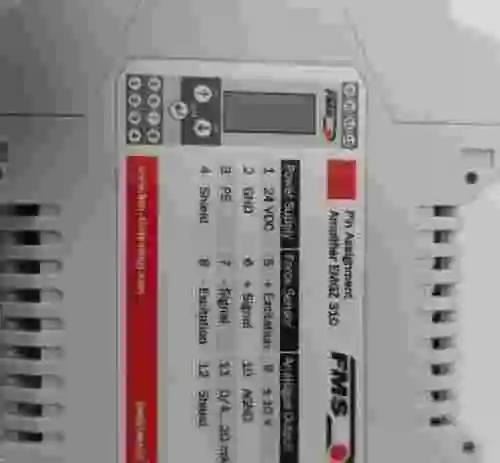 3. Amplificador de asignación de pines FMS EMGZ 310