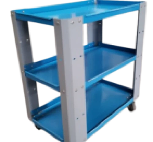 2. Banco de trabajo carga alta + Carrito portaherramientas azul