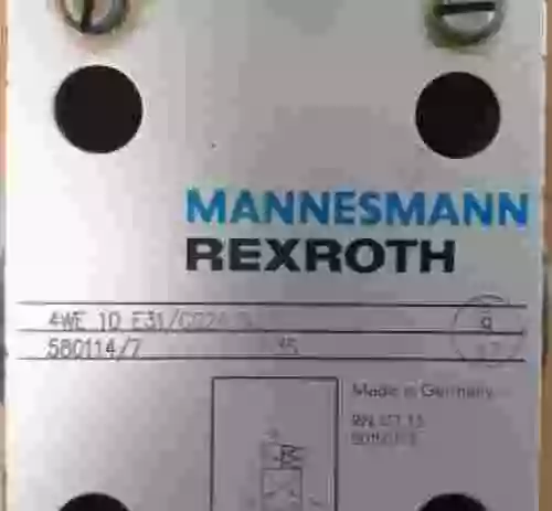 1. Válvula Mannesmann RexRoth 4WE 10 E31/CG24N9Z4