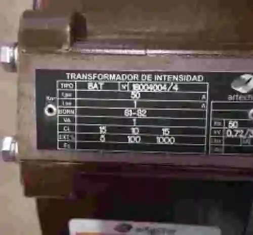 2. Transformador de intensidad ARTECHE BAT