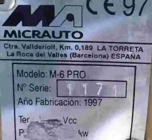 8. EQUIPO DE DIAGNOSIS PARA PRESIÓN DE COMBUSTIBLE MARCA MICRAUTO MOD: M6 PRO