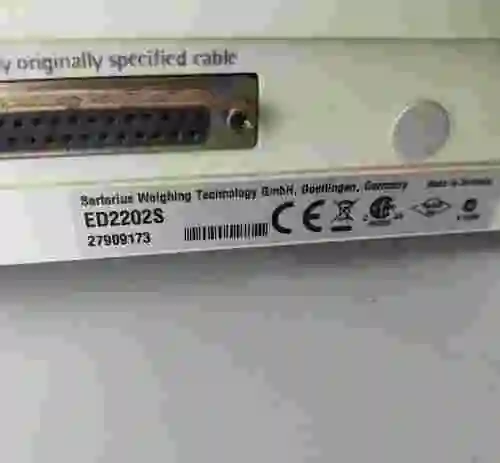 4. BALANZA SARTORIUS / EXTEND ED2202S