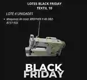 LOTES BLACK FRIDAY TEXTIL 10 - Lote 4 máquinas de coser BROTHER F-40 DB2-B737-933