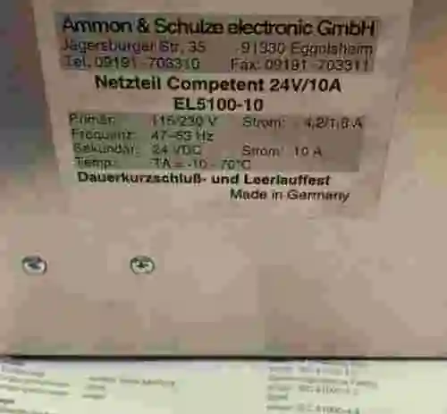 4. STROMVERSORGUNG COMPETENT 24V/10A
