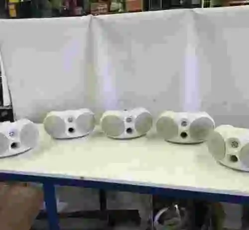 1. Cinco altavoces Artsound. Para colgar sobre pared.