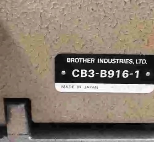 2. MAQUINA DE COSER BROTHER CB3-B916-1