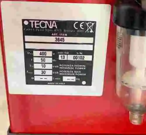 5. Equipo de soldadura por puntos Tecna