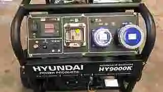 GENERADOR HYUNADI GASOLINA 3000 RPM CON RUEDAS HY9000K