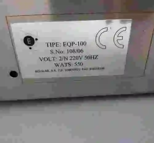 6. PRENSA EQUILAB / EQP 100