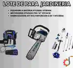 LOTE HERRAMIENTAS JARDINERIA HYUNDAI