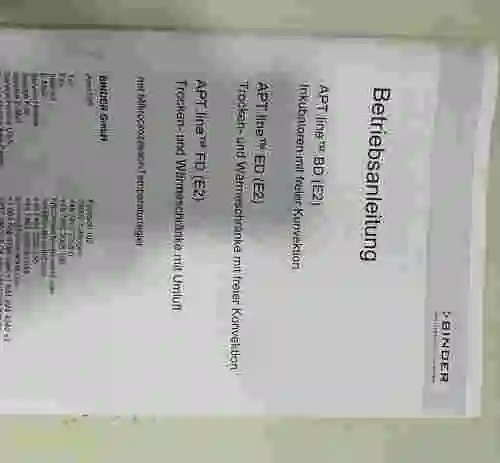 7. ESTUFA DE SECADO BINDER ED 115