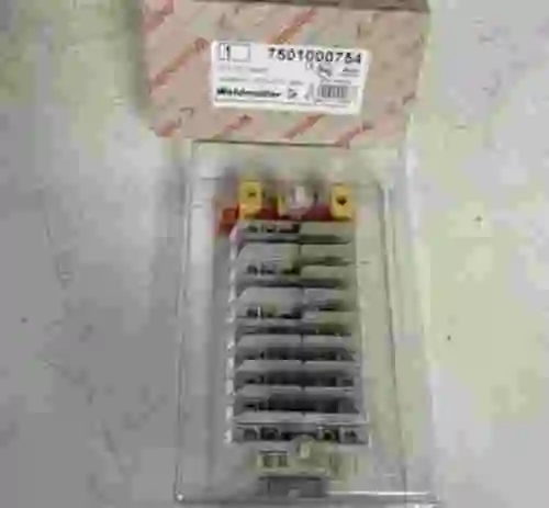 1. Regleta de verificación de 10 elementos W/UF/RV10E 6I4T WEIDMULLER 7501000754