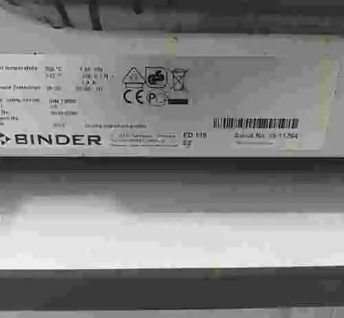2. ESTUFA DE SECADO BINDER ED 115