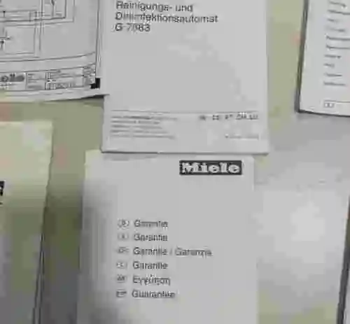 6. TERMODESINFECTADORA MIELE PROFESIONAL G 7883