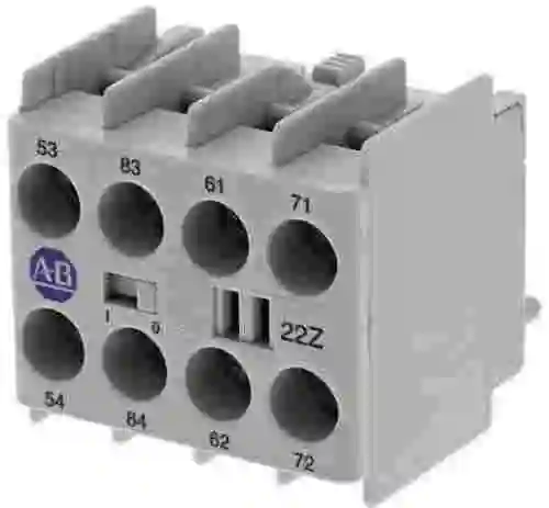 1. LOTE DE 2 Bloques de contactos auxiliar ALLEN-BRADLEY 100-KFA22Z