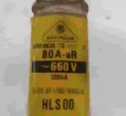 2. FUSIBLE JEAN MULLER VDE0636/23 80A 660V 120KA HLS00