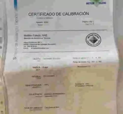 4. TERMOMETRO VERIFICACION BALANZAS HALOGENOS METTLER TOLEDO/ TTH 046A/943