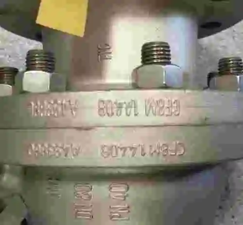 4. Actuador de cilindro neumático METSO B1CU9/25 + Válvula CF8M 1.4408